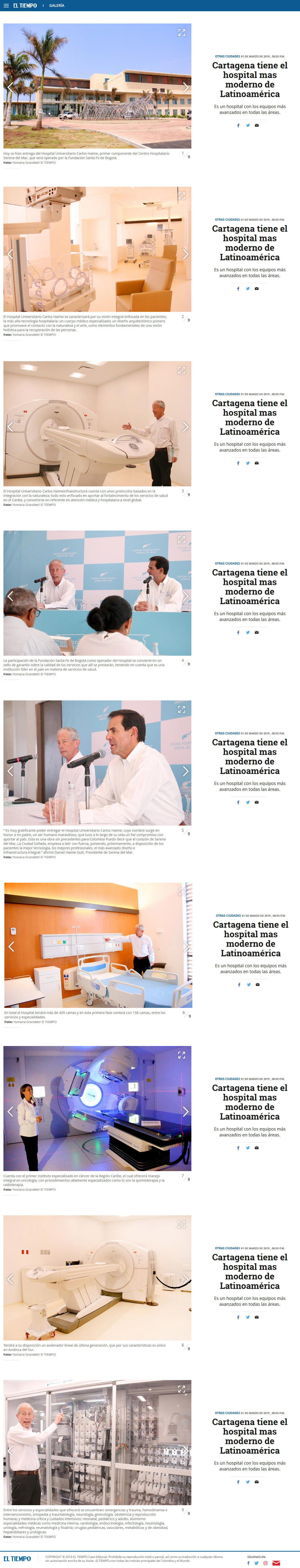 Cartagena tiene el hospital mas moderno de Latinoamérica